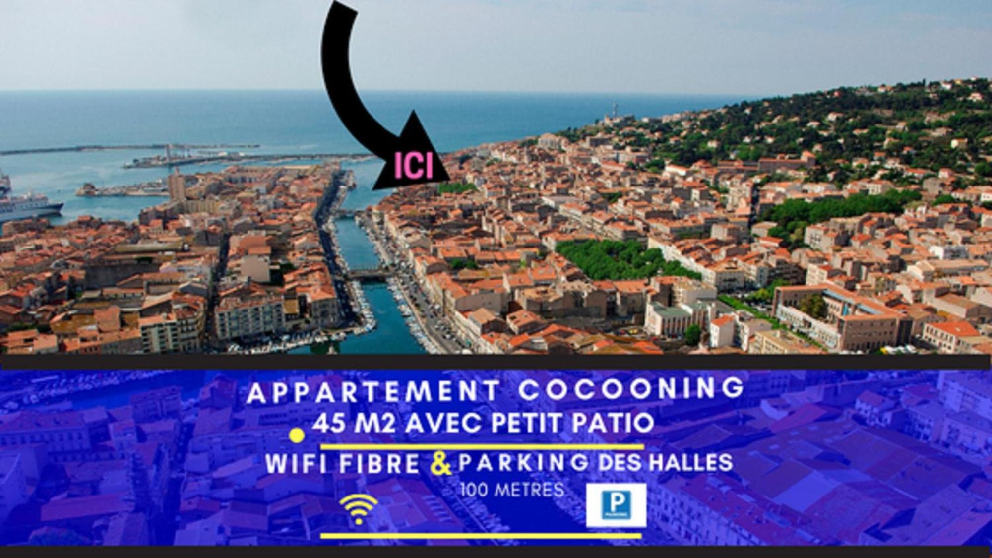 Splendide T2 Neuf Coocoonig Avec Petit Patio Leilighet Sète Eksteriør bilde