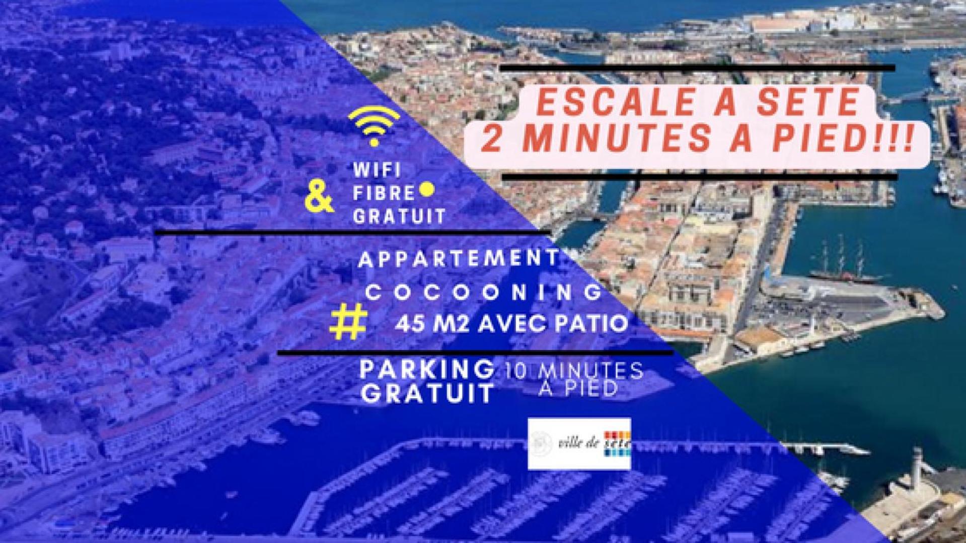 Splendide T2 Neuf Coocoonig Avec Petit Patio Leilighet Sète Eksteriør bilde
